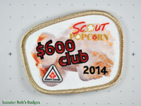 2014 Scout Popcorn $600 Club